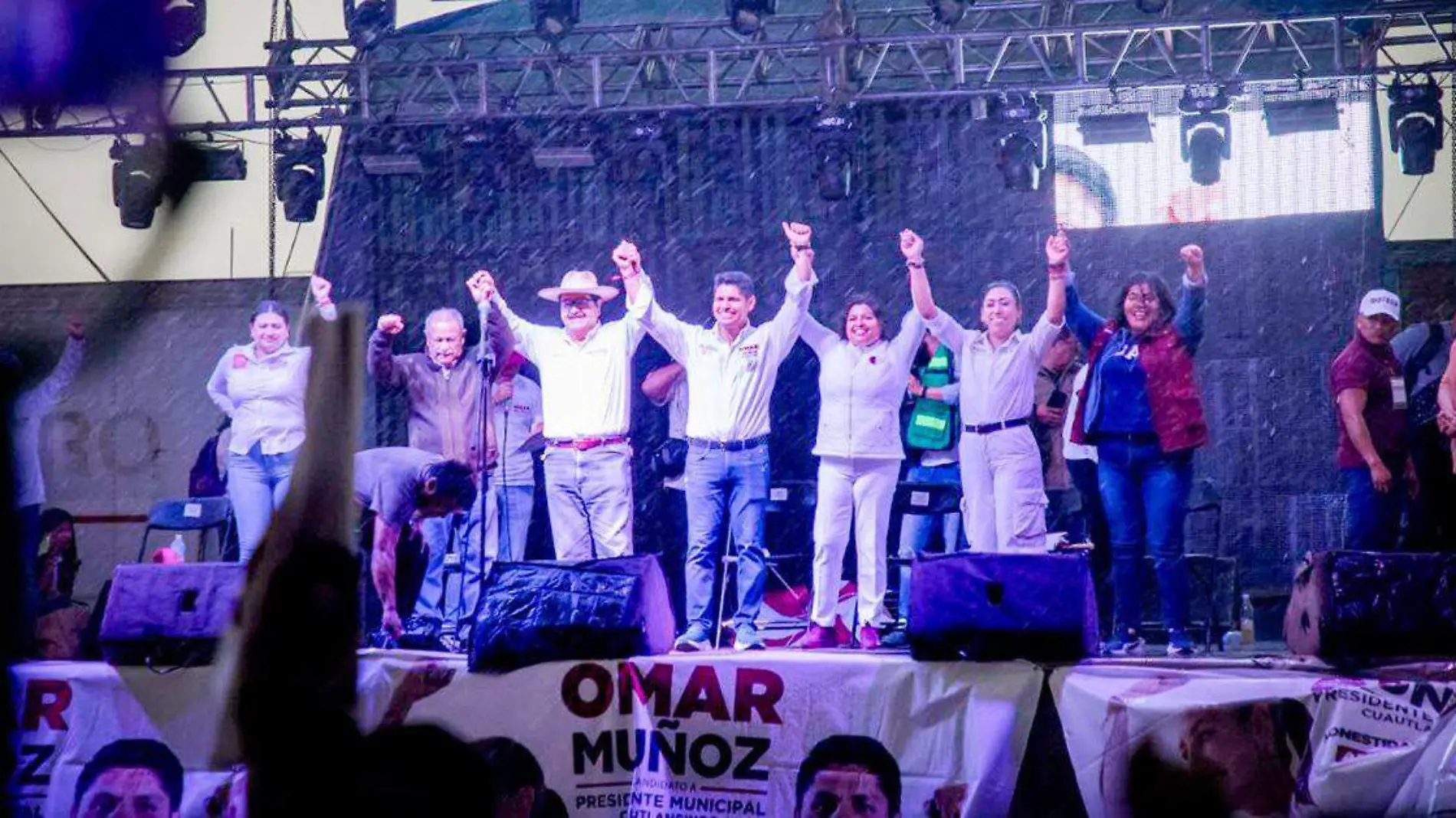 Cierre de campaña de Omar Muñoz